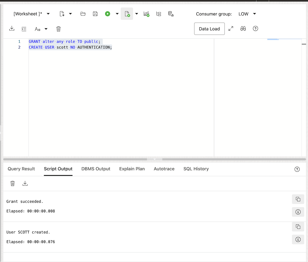 Create a Risk using SQL worksheet